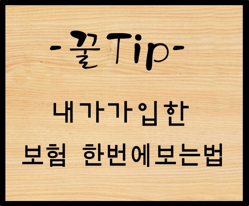 내가 들어놓은 보험을 한눈에 보는 오케이마이보험 어플