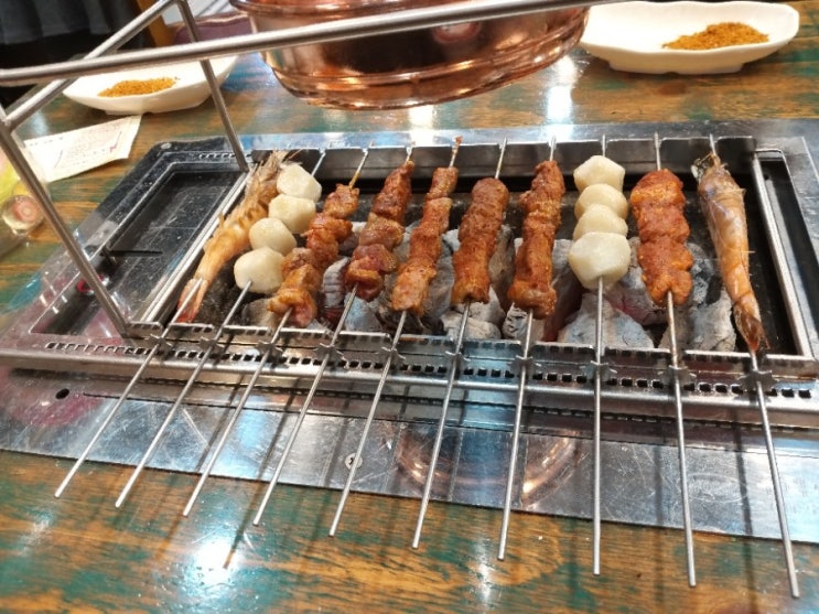  양꼬치에 중국요리 정말로 맞있어요