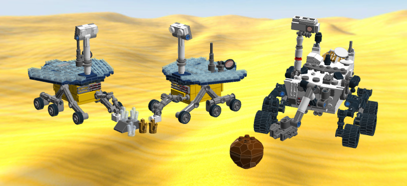 LEGO Curiosity Mars Rover (and Spirit & Opportunity Mars Rover) : 네이버 블로그