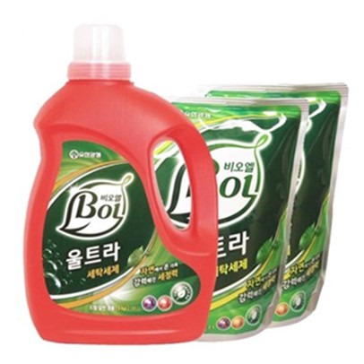  [유한양행]액체세제 BOL 울트라 3kg(2.98L) + 2L 2개 (17,800원)