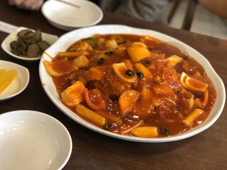  공주 김피탕 맛집 _ 김치피자탕수육 맛보기 :: 피탕김탕