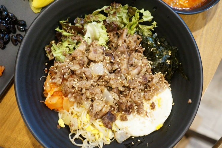 송도한식 화평식당 비빔밥 정갈한 한끼