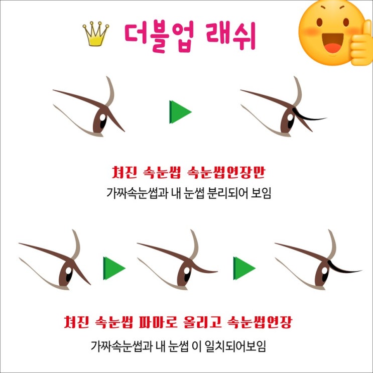  건대속눈썹_쳐진속눈썹도 인형눈매로! 방법은 더블업래쉬!