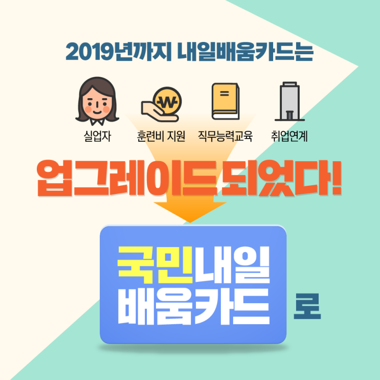  [ 광주 고용센터 ] 2020년 국민내일배움카드 개편 안내