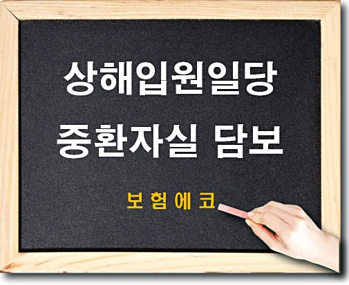  태아보험 상해 입원일당 중환자실 담보 알아보기
