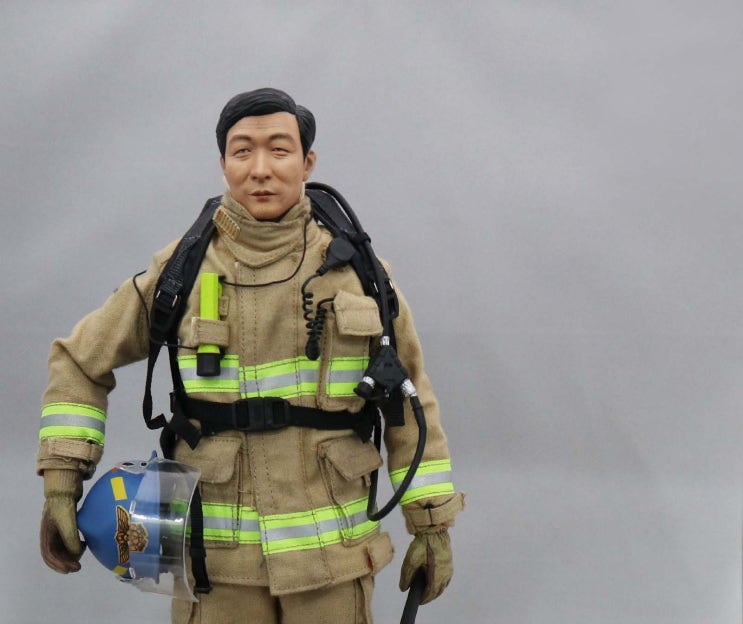  [ 피규어 제작 ] 소방관 피규어 감사패 주문제작