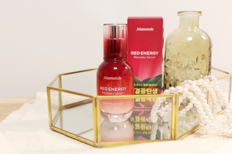  피부 속부터 깨우는 세럼추천 마몽드 레드에너지리커버리세럼!