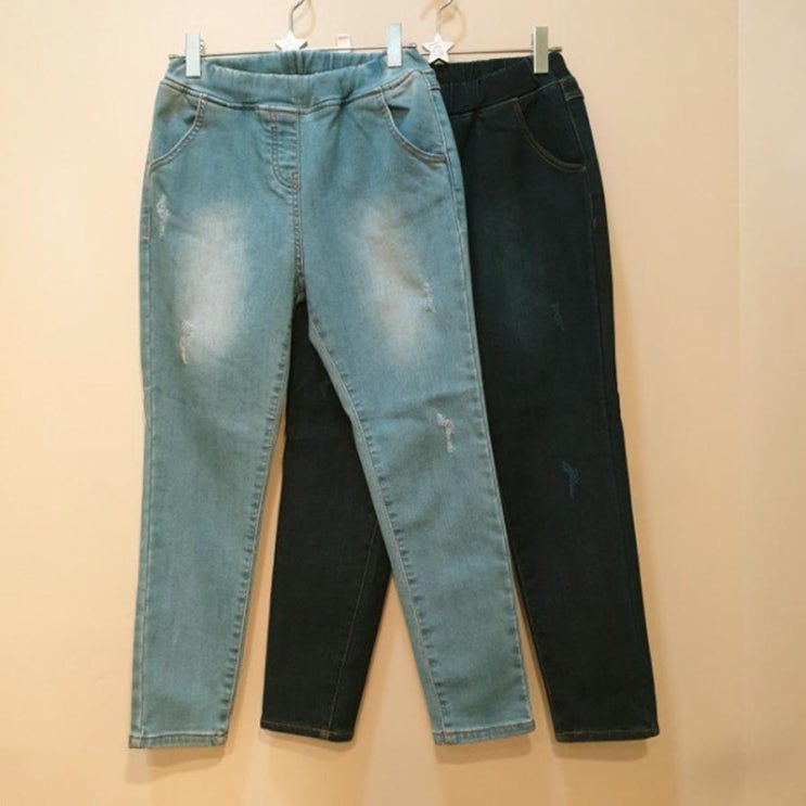 더데이걸 NC05 편한 밴딩 배기데님 Tgtj19t05 (39,110원)