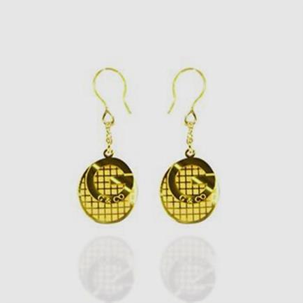  24K 순금 G 체크 귀걸이 1.875g (247,000원)