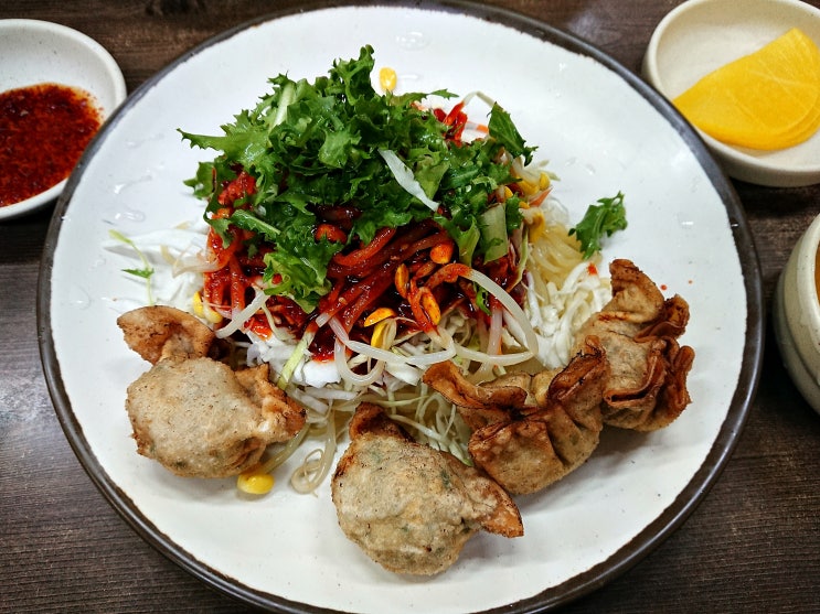  천안 두정동/두정역 '광명만두' 김치만두, 비빔만두