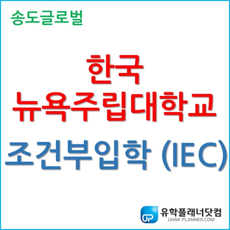 한국뉴욕주립대학교 조건부입학이 무엇인가요?