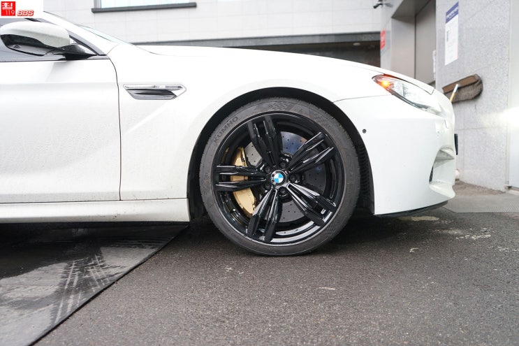  BMW M6 20인치휠 검정유광 휠도색 장착 휠119