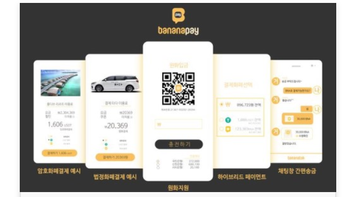 칠일일신 바나나톡의 '바나나페이' UI 공개