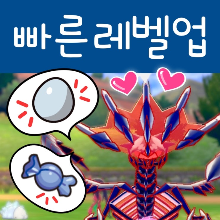  포켓몬스터 소드 실드 레벨업, 행복의알 레벨 올리기 공략