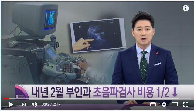건강보험 확대…내년 2월부터 부인과 초음파 비용 1/2 줄어 / KBS뉴스