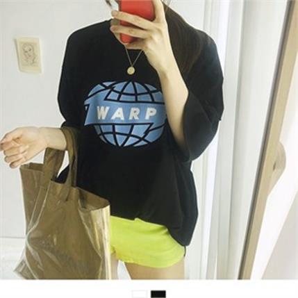  워프 오버핏 반팔티 (19,600원)