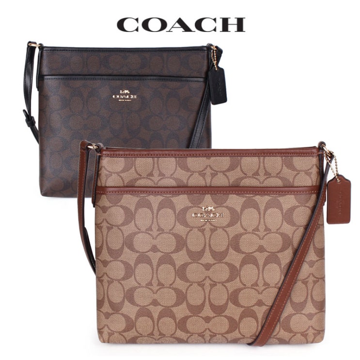   COACH 코치 시그니처 캔버스 파일 크로스백 29210 