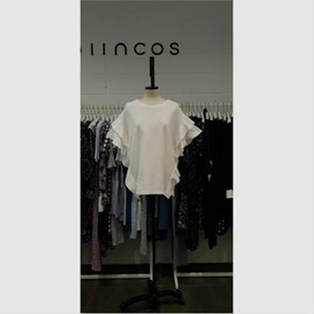  [코인코즈 HY] M518 러플 티셔츠 (IV) HAW9ME5182 (48,000원)