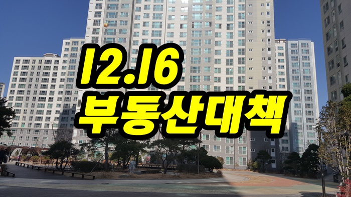  12.16 부동산 대책 요약 정리