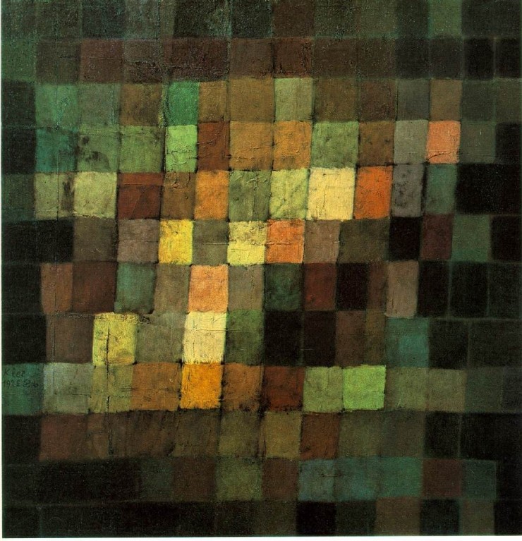Ancient Sound, Abstract on Black - Paul Klee