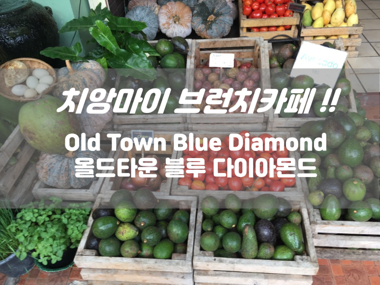 태국 치앙마이 올드타운 블루다이아몬드 브런치 카페, 코지 카페