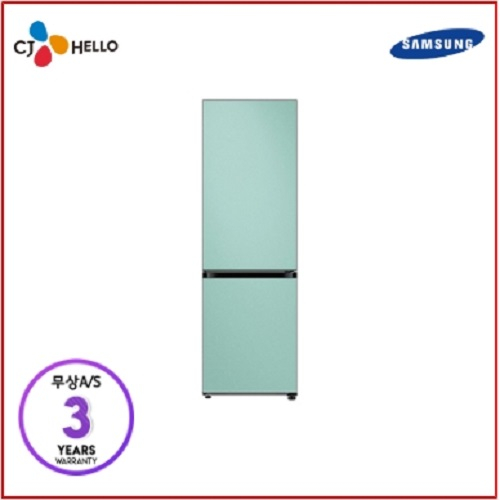   삼성전자 사은품증정 CJ헬로48개월 삼성비스포크 키친핏 코타민트 2door 333L 상냉장고 RS63R557EB4 배송 및 폐가전수 