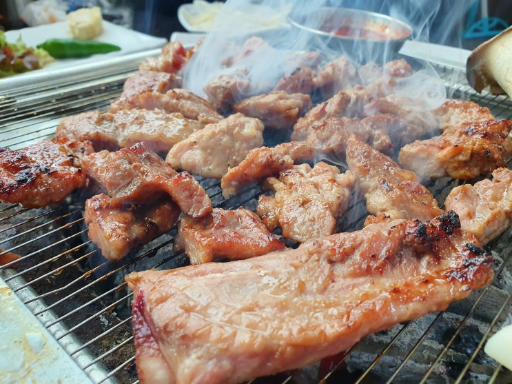  고성 맛집 수제 갈비 꿀맛이네!