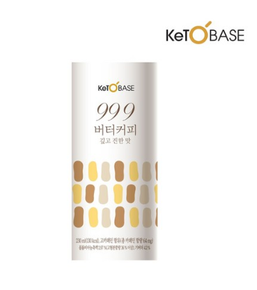  쿠팡최저가 내일배송   키토베이스 99 9 버터커피 깊고진한맛 230ml 6개 방탄커피  [9,900원]
