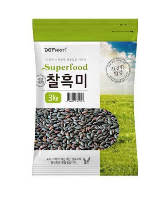  최저가 내일배송  2019년 햇곡 대구농산 찰흑미   [9,800원]