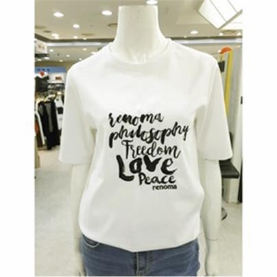  [레노마레이디] B 자수 타이프 티셔츠 CW22TS270 (54,280원)