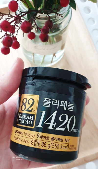 폴리페놀 효능! 카카오 다크 초콜릿을 먹어라!