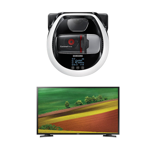   삼성 32인치 LED TV파워봇 로봇 청소기 UN32N4020AFXKR VR10M7020UW 