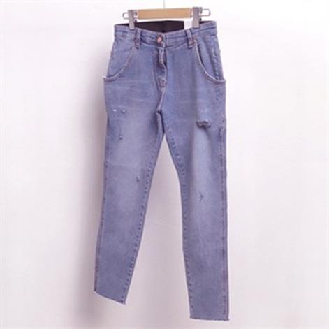  [알파룩] 4858L904 슬림 절개 청 팬츠 PN (50,500원)