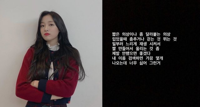 인스타 악플러 박제한 에이프릴 진솔 인스타 악플러 박제한 에이프릴 진솔
