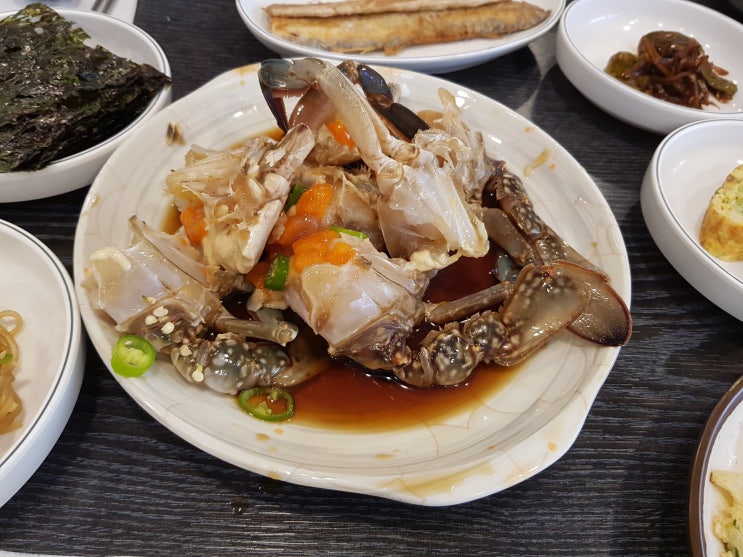 (송도유원지 맛집) 12년된 인천 송도 간장게장맛집 - 노랑주전자