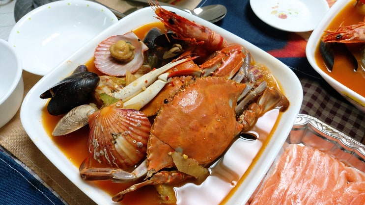  [연말 홈파티 Part II : 저녁 식사] 해물탕, 안심 스테이크 만들기