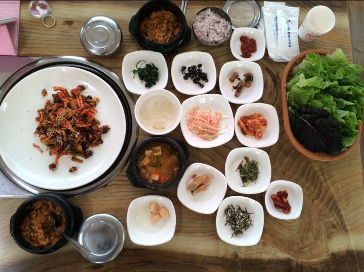 태안 당암리 맛집 천수만우렁쌈밥 / 안면도 쥬라기 박물관 / 간월도