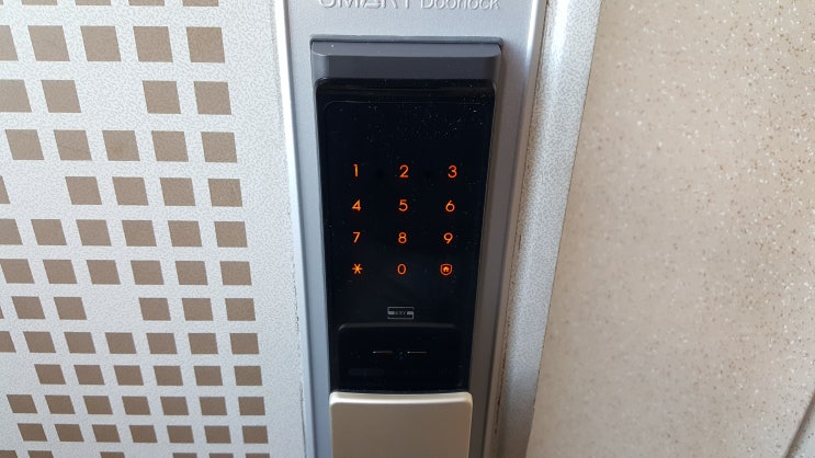  삼성 DSP-DR900 지문인식 IOT 디지털도어락