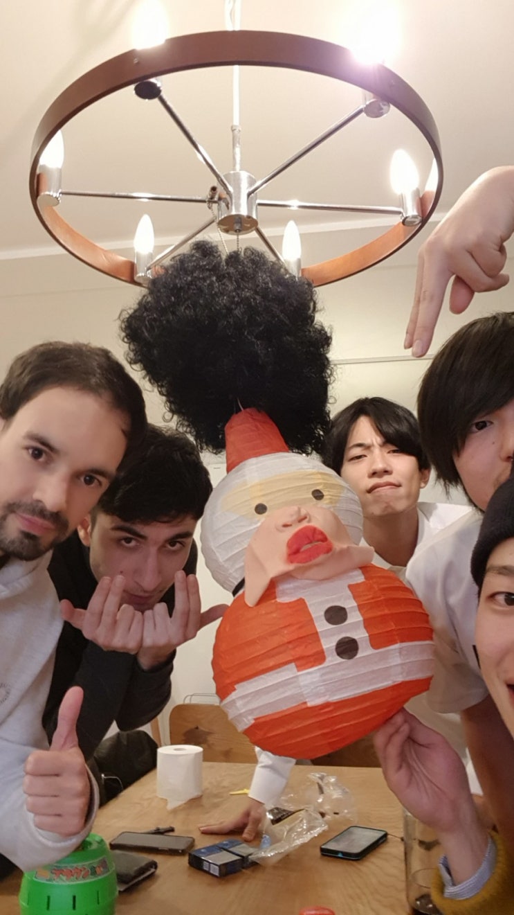  일본워홀] 단골이자카야 크리스마스 파티 クリスマスパーティー