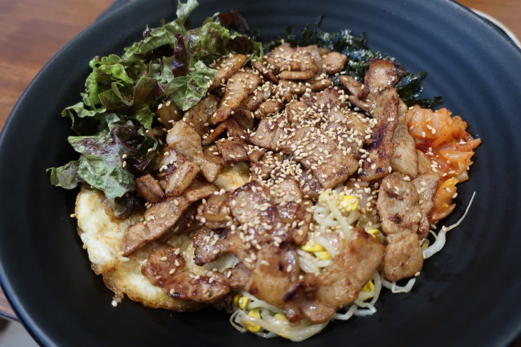  인천송도맛집 육회비빔밥과 육전을 한자리에서 맛보자 화평식당