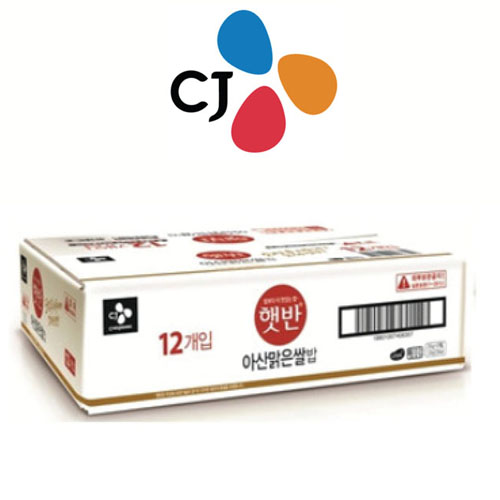  CJ제일 햇반 아산쌀밥 210gx12개입 210g 12개 