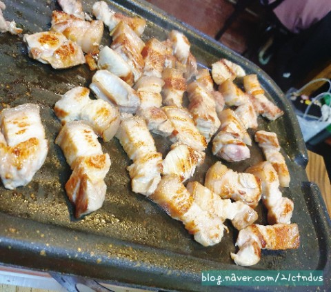  을지로3가역 삼겹살 아닌 오겹살 맛집 : 한국관 5겹살 맛보기 -