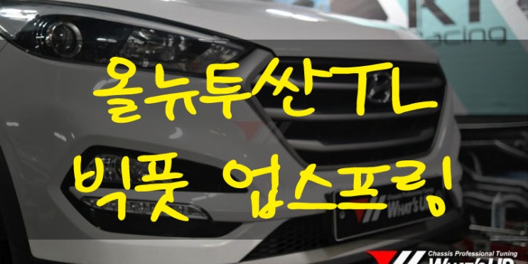  올뉴투싼TL 빅풋 업스프링 인스톨[후륜처짐 개선 튜닝] - 인천 튜닝샵 : 와츠업