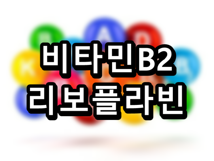  피로와 염증 해결방법, 비타민B2 리보플라빈