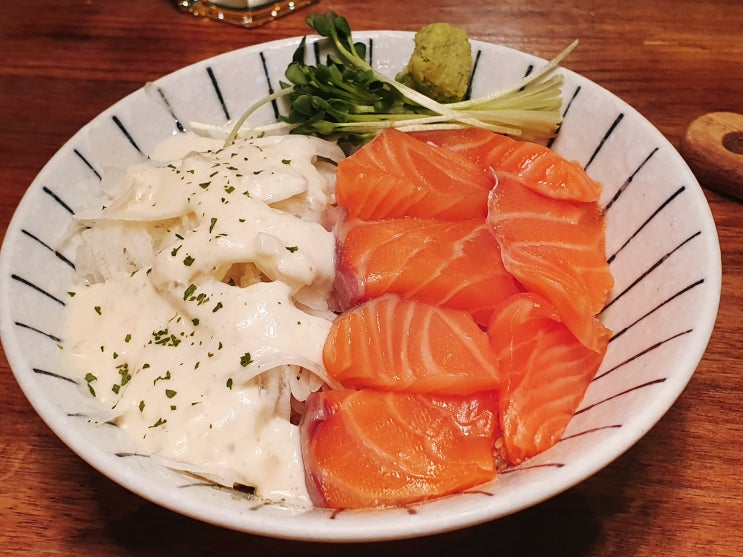  [가천대맛집/태평동맛집] 연어덮밥이 맛있는 육연차!