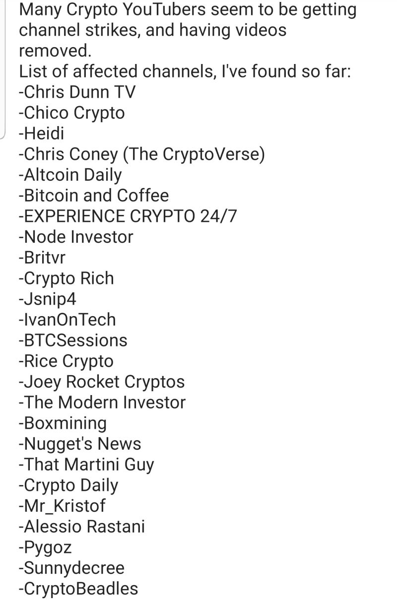 유튜브 암호화폐 관련 영상 삭제 : 네이버 블로그
