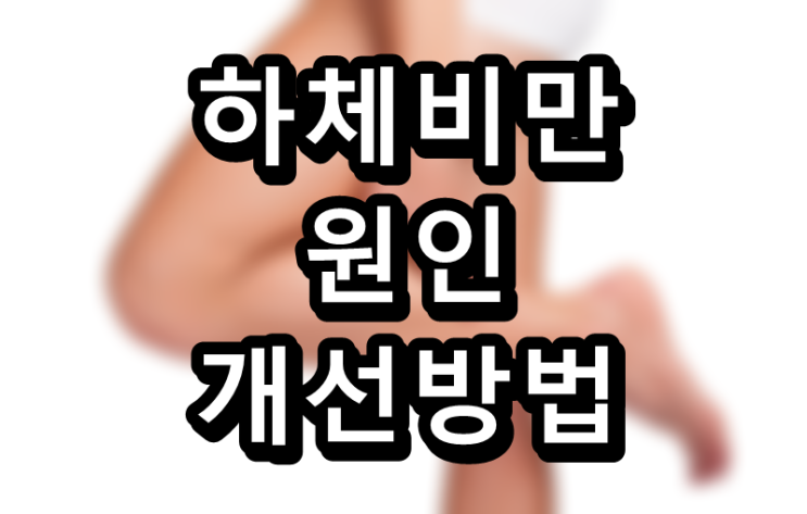  여자들의 적, 하체비만의 원인과 개선 방법