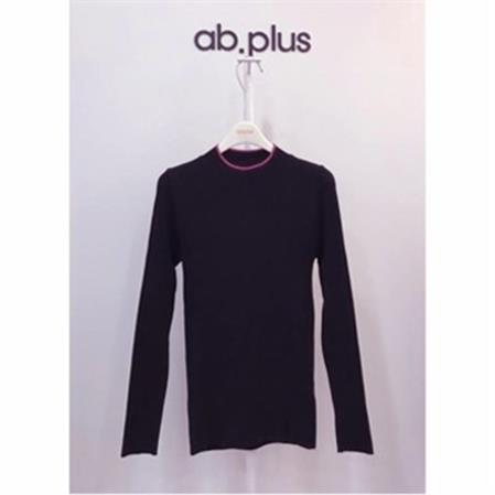  W몰 ab.plus 라인 배색 슬림 니트 WST4ZW49J (34,320원)