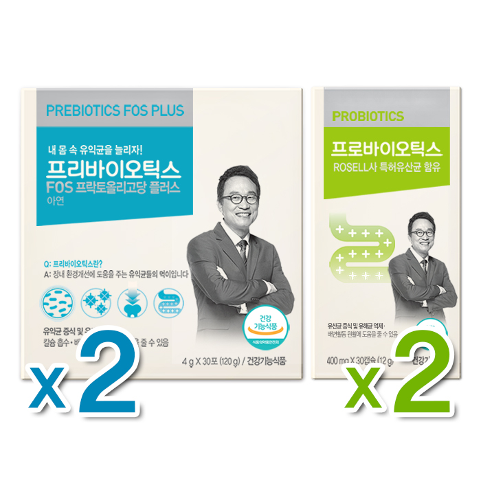   닥터신바이오 오한진 프리바이오틱스 FOS 플러스 2개월  프로바이오틱스 단품 