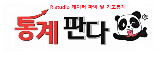  [R studio] 기초적인 데이터 파악 및 기초통계